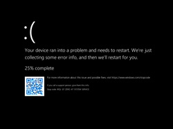 The blue screen of death on Windows 11 (builds 22000.51–22000.346)