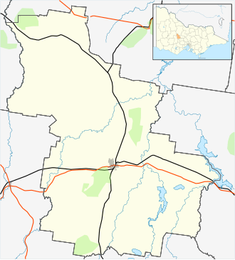 Moolort is located in Shire of Central Goldfields