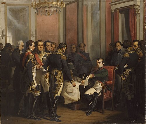 Napoleon Signing His Abdication at Fontainebleau, 1843
