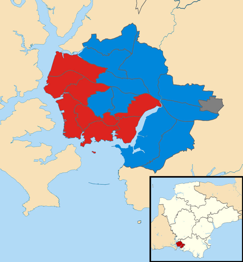 File:Plymouth City Council election 2015 map.svg