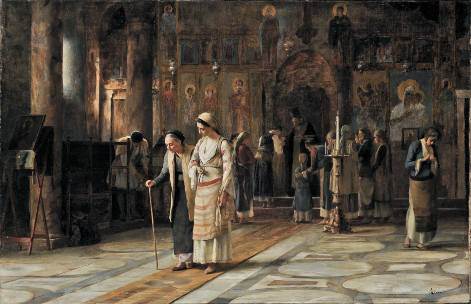 After the Service  c. 1873-1909