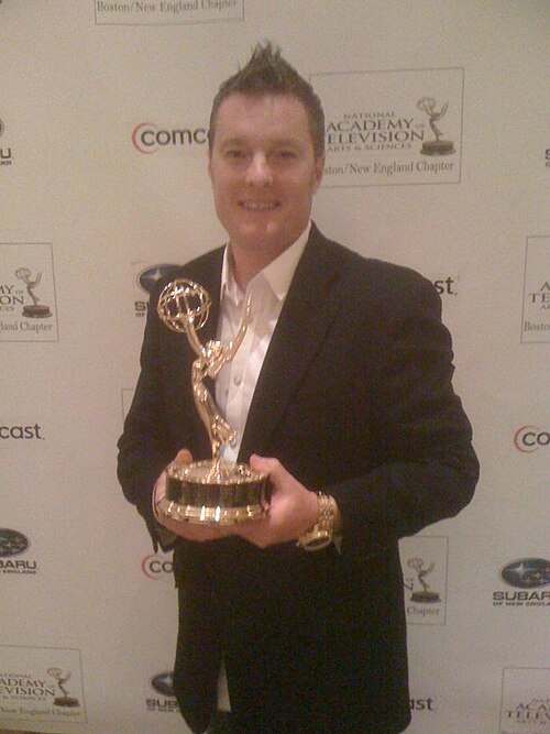 File:Charlie Moore with Emmy Award.JPG
