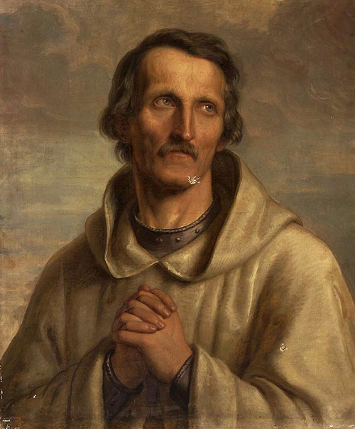 File:Monk-pilgrim, Wincenty Kadłubek by Aleksander Lesser.PNG