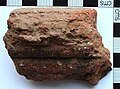 A sherd from the rim of a large grooved Cornish urn