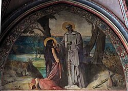 "The Communion of Saint Mary of Egypt" by Théodore Chassériau, 1843