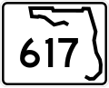State Road 617 marker