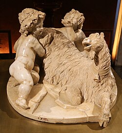 Bernini's The Goat Amalthea with the Infant Jupiter and a Faun