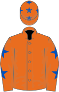 Orange, Royal Blue stars on sleeves and cap