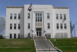The Rock County Courthouse in Bassett