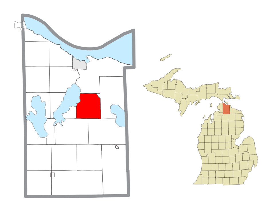 File:Aloha Township, MI location 2020.png