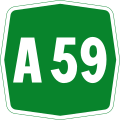 Autostrada A59 shield}}