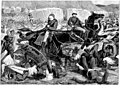 Engraving of the Battle of Isandlwana