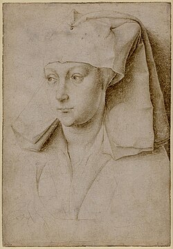 Rogier van der Weyden – Portrait of a Young Woman, c. 1440