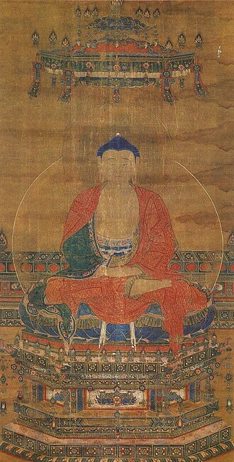 File:水陆画宝宁寺 阿弥陀佛.jpg