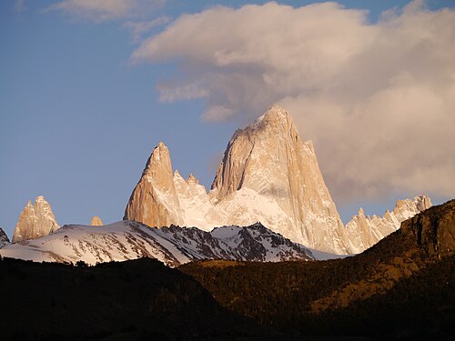 Fitz Roy in the Patagonia region between Argentina and Chile
