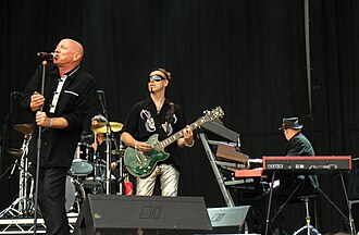 Magazine performing at the Hop Farm Festival, July 2011
