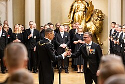 President Stubb with Prime Minister Petteri Orpo in 2024