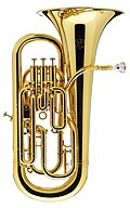 Compensating 4-valve euphonium by Besson