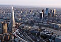 London from a hot air balloon.
