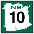 Route 10 marker