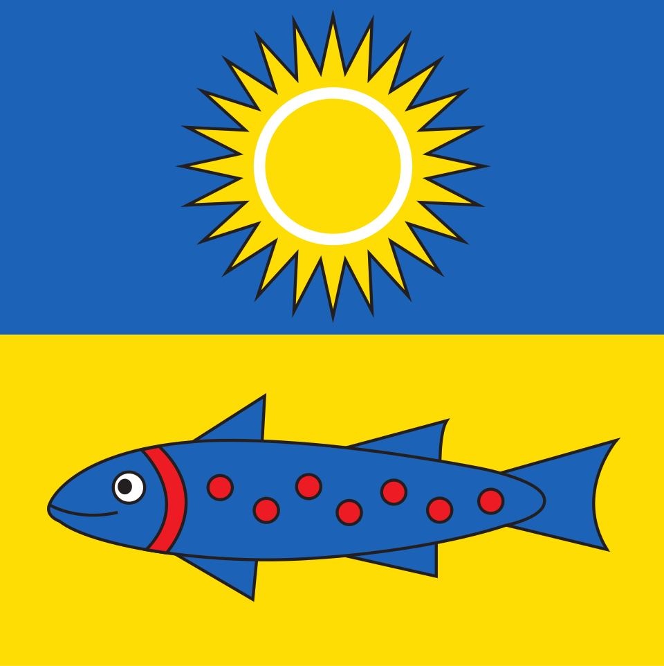 File:CHE Sils im Engadin Segl Flag.svg