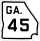 State Route 45 marker