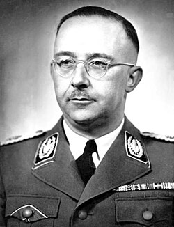 Head shot of Himmler in uniform