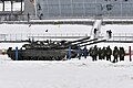 A vehicle of the 2nd Guards Motorized Rifle Division at a tank biathlon in Alabino.