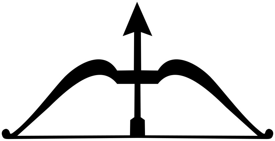 File:Indian Election Symbol Bow And Arrow2.svg