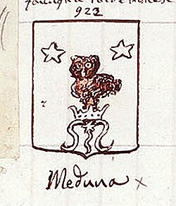 Meduna Coat of Arms, Armoriale Joppi 207 (n. 922)