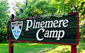 Pinemere Camp sign