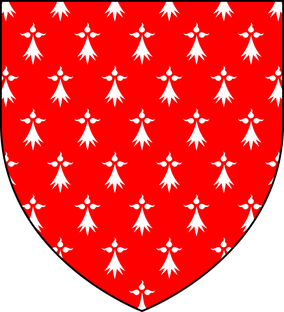 File:Shield gules ermined argent.svg
