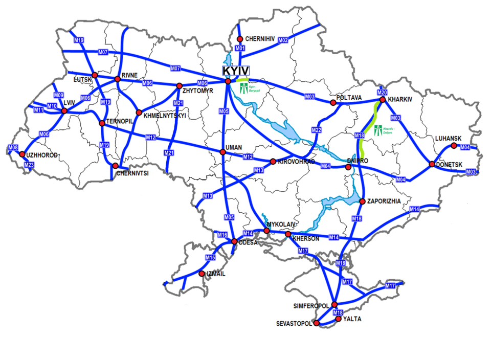 File:Ukraine Major Roads.png