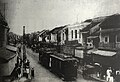 Hàng Đào street and tram railway in 1890s.