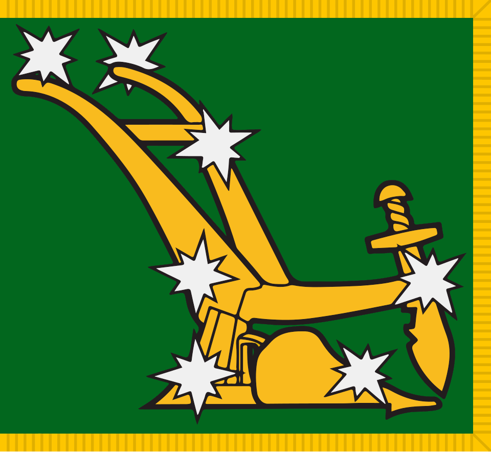 File:Starry Plough flag (with fringe).svg