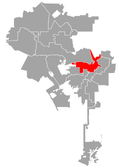 Map of the district