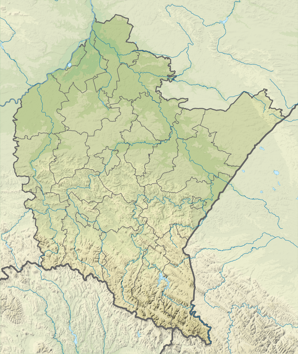 File:Subcarpathian Voivodeship Relief location map.svg