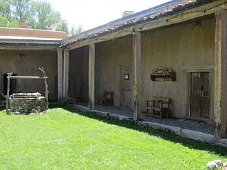 First courtyard, where most of the family activities occurred