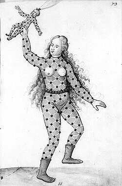 A  a wild woman