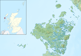 Ceann Iar is located in North Uist