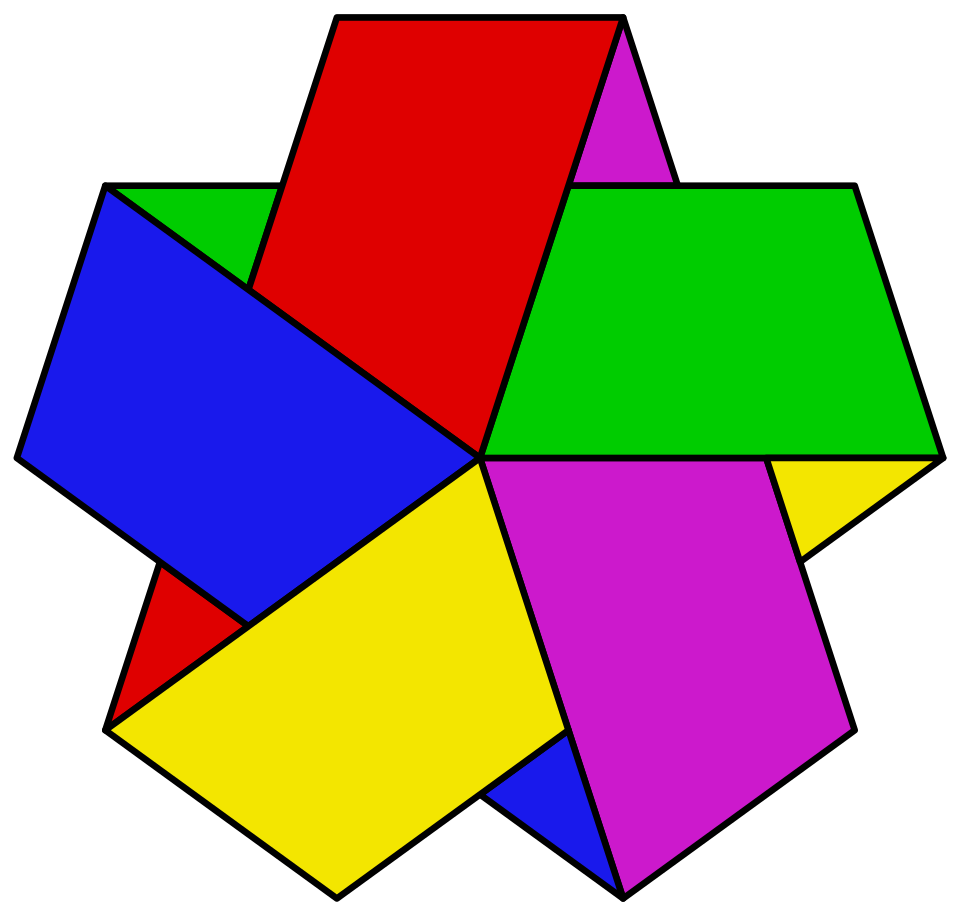 File:Pentagram-ribbon-folded.svg