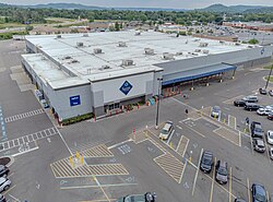 Aerial view of a Sam's Club store in Onalaska, Wisconsin, United States