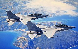 Two FA-50PH fighter jets