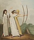 "Archers", print after Buck, 1799