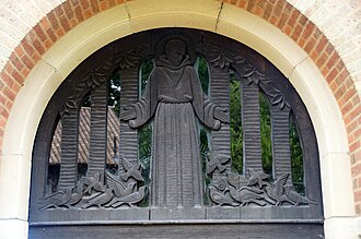 Bournville St Francis William Bloye tympanum