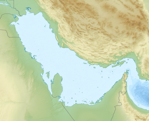 2025–26 AFC Champions League Elite is located in Persian Gulf
