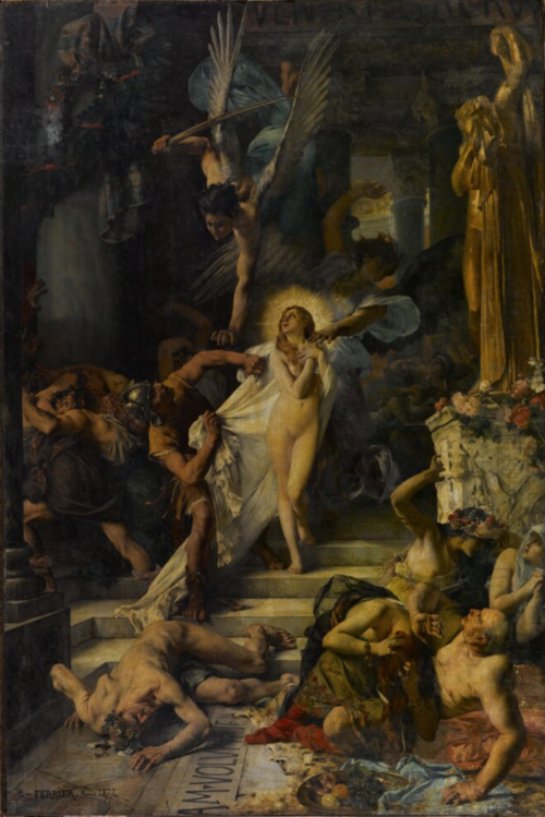 File:Sainte Agnès martyre by Gabriel Ferrier.png
