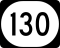 Iowa Highway 130 marker