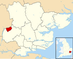 Shown within Essex