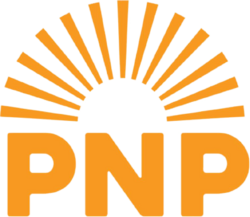 The logo of the People's National Party of Jamaica